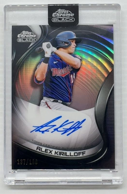 2022 Topps Chrome Black #CBA-AK Autographs - Refractor /150