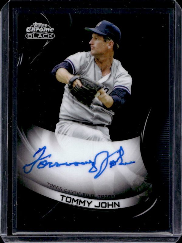2022 Topps Chrome Black #CBA-TJ Autographs