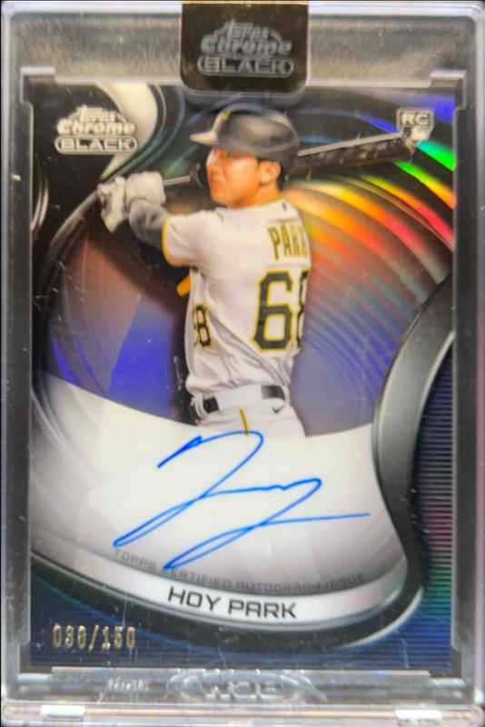2022 Topps Chrome Black #CBA-HP Autographs - Refractor /150