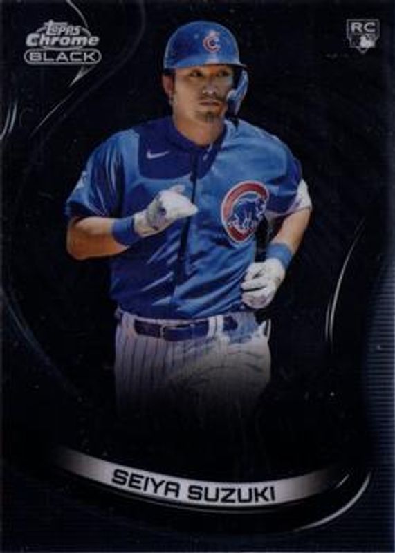 Seiya Suzuki 2022 Topps Chrome Black #14 Base Rookie RAW