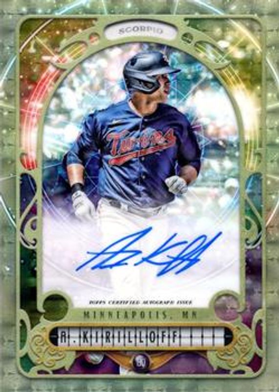 Alex Kirilloff 2022 Topps Gypsy Queen #ACA-AK Astrological Chrome Autographs - SuperFractor /1 RAW