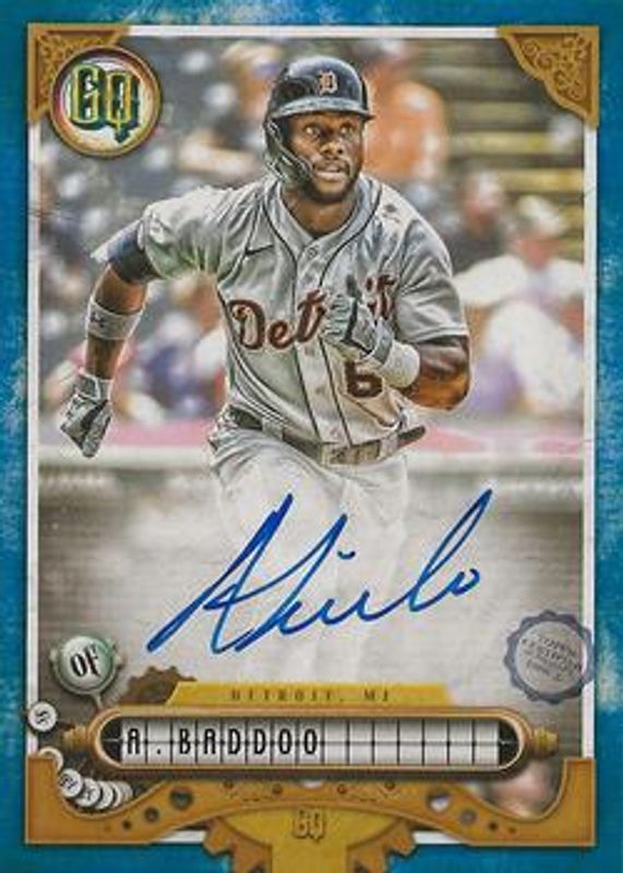 2022 Topps Gypsy Queen #GQA-AB GQ Autographs - Indigo /150