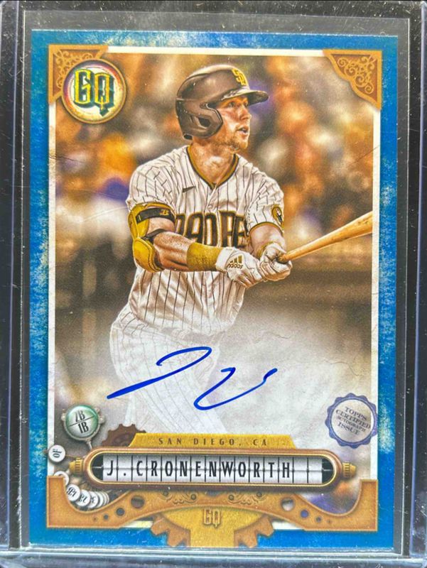 Jake Cronenworth 2022 Topps Gypsy Queen #GQA-JCR GQ Autographs - Indigo /150 RAW