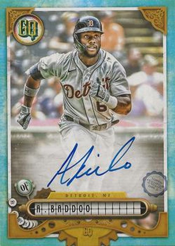 2022 Topps Gypsy Queen #GQA-AB GQ Autographs - Blue /99