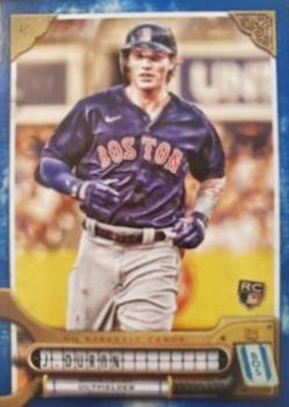 Jarren Duran 2022 Topps Gypsy Queen #221 Indigo /250 Rookie RAW