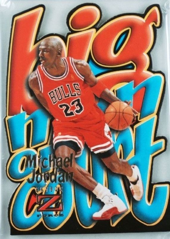 Michael Jordan 1996 Skybox Z-Force #4 Big Men on Court Price Guide