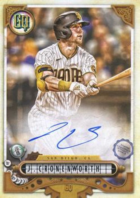 Jake Cronenworth 2022 Topps Gypsy Queen #GQA-JCR GQ Autographs RAW