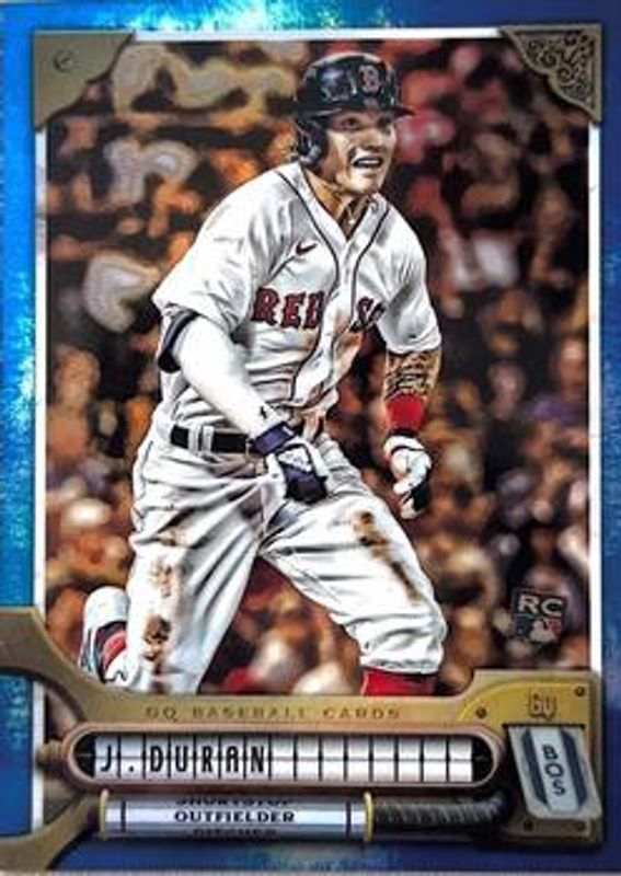 Jarren Duran 2022 Topps Gypsy Queen #221 Chrome - Indigo Refractor /150 Rookie RAW