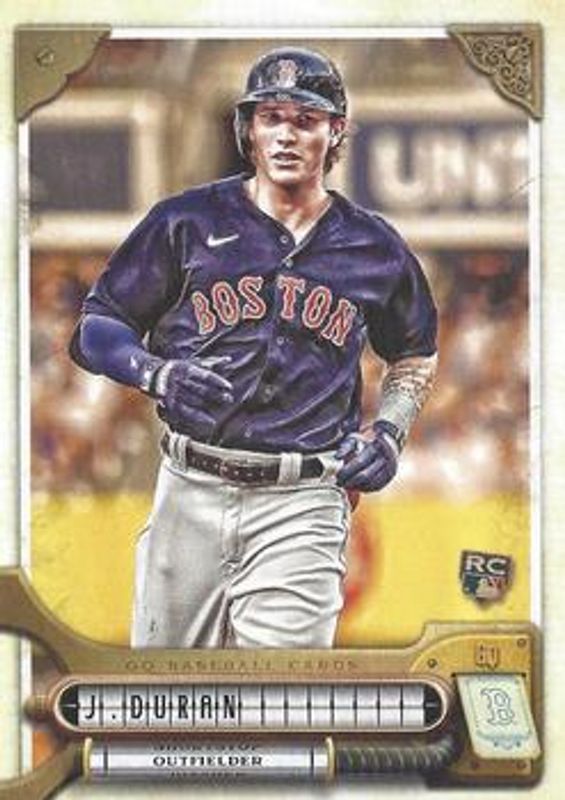 Jarren Duran 2022 Topps Gypsy Queen #221 Team Logo Swap Rookie RAW