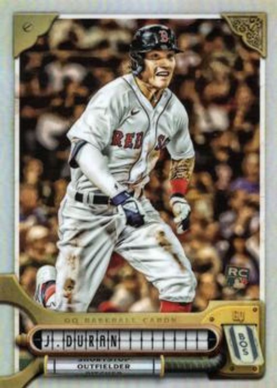 Jarren Duran 2022 Topps Gypsy Queen #221 Chrome Rookie RAW