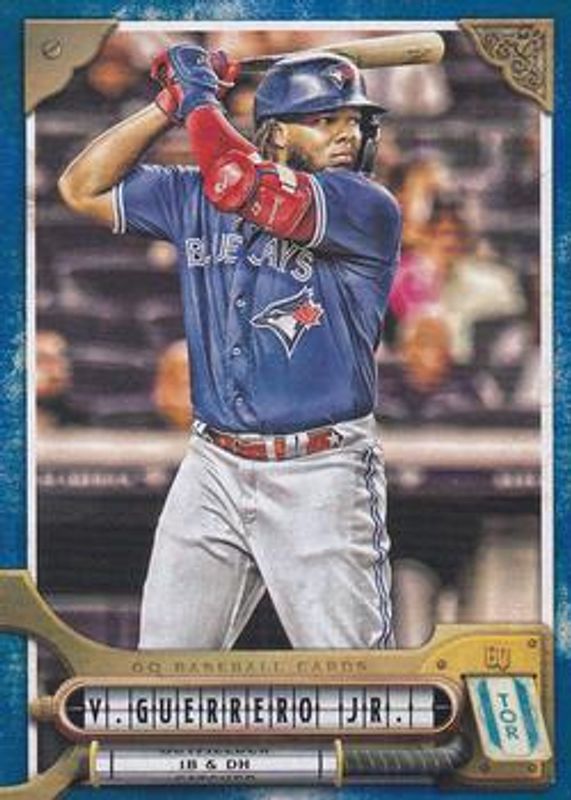 Aaron Judge / Bobby Witt Jr. / Vladimir Guerrero Jr. 2022 Topps Gypsy Queen #18 Indigo /250 RAW