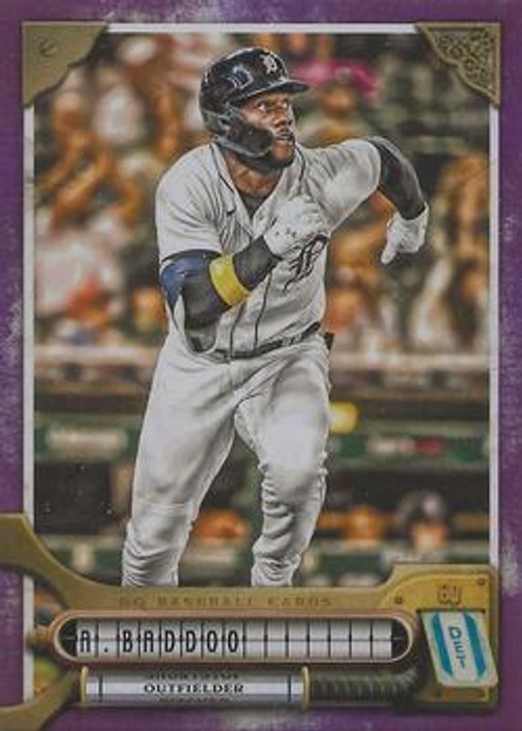 Akil Baddoo 2022 Topps Gypsy Queen #268 Mauve /75 RAW