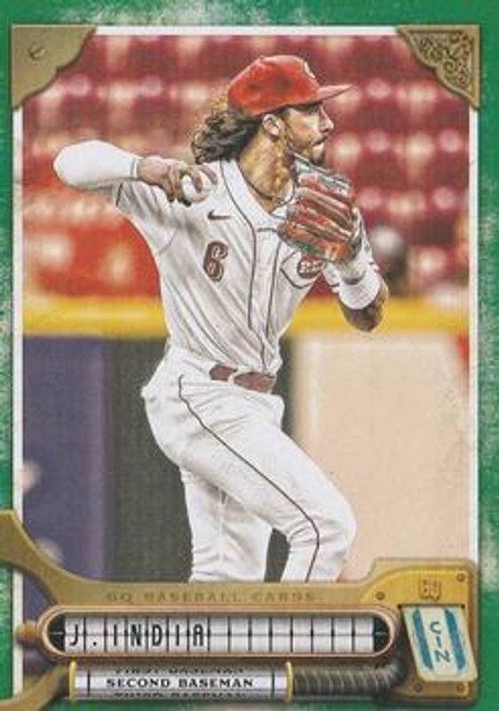 Jonathan India 2022 Topps Gypsy Queen #34 Green RAW