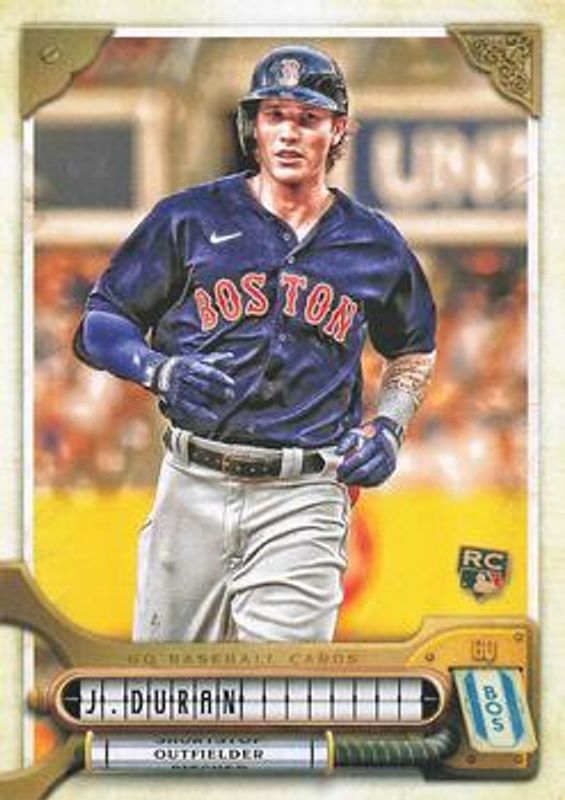 Jarren Duran 2022 Topps Gypsy Queen #221 Base Rookie RAW