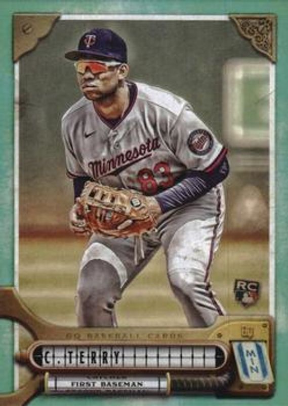 Curtis Terry 2022 Topps Gypsy Queen #181 Turquoise /199 Rookie RAW