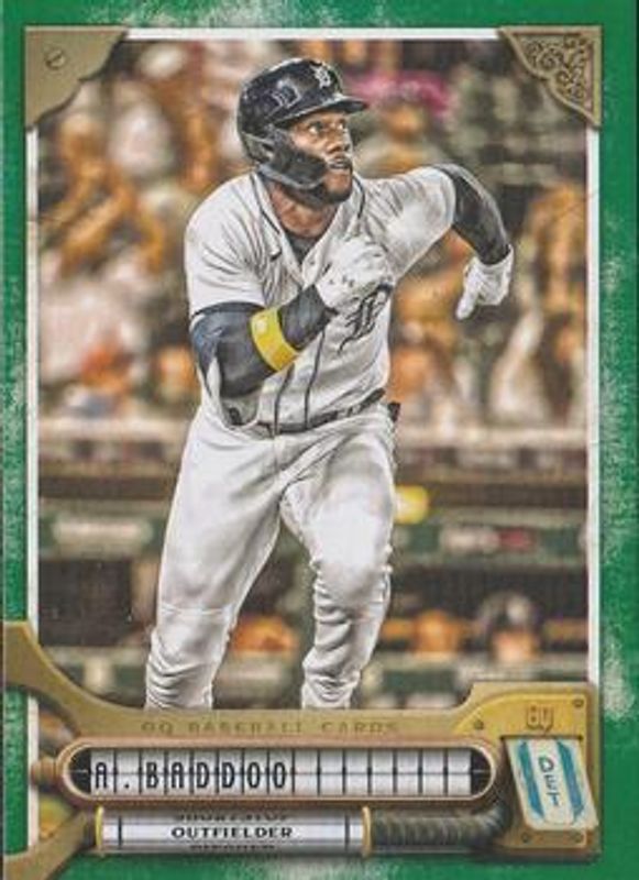 Akil Baddoo 2022 Topps Gypsy Queen #268 Green RAW