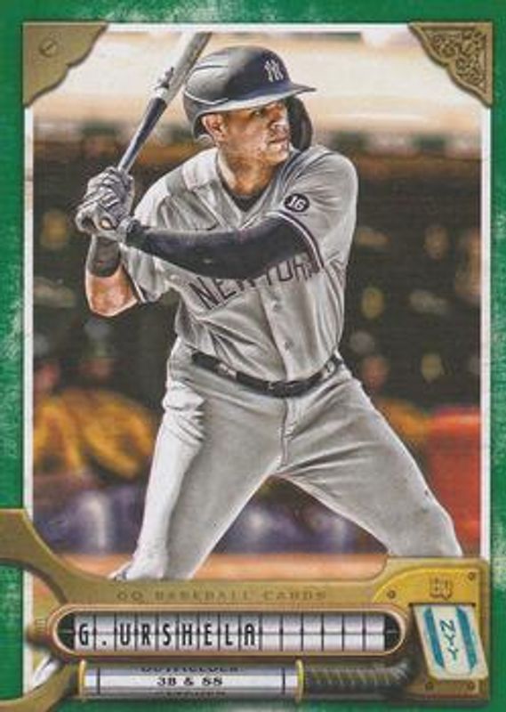 Gio Urshela 2022 Topps Gypsy Queen #59 Green RAW