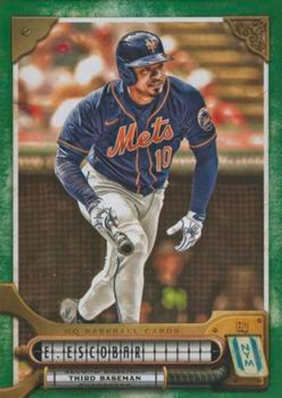 Eduardo Escobar 2022 Topps Gypsy Queen #73 Green RAW