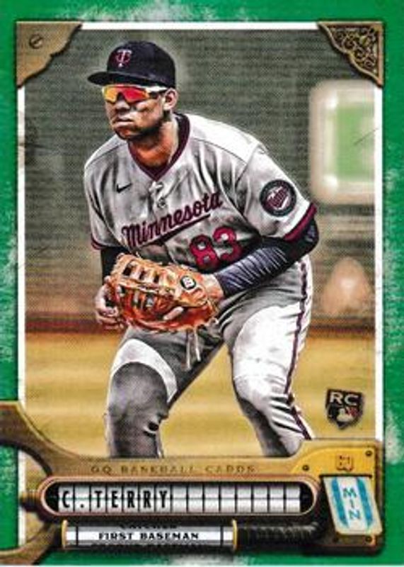 Curtis Terry 2022 Topps Gypsy Queen #181 Green Rookie RAW