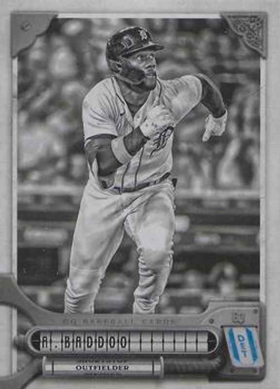 Akil Baddoo 2022 Topps Gypsy Queen #268 Black & White /50 RAW