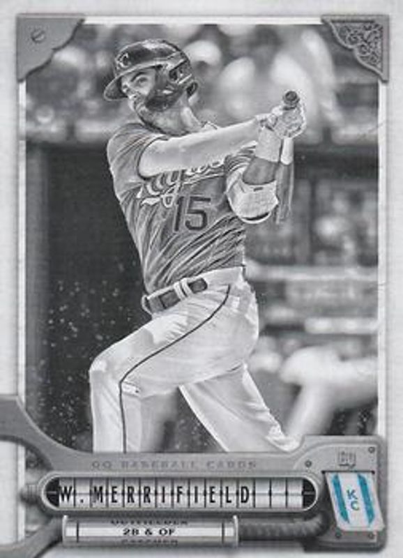 Whit Merrifield 2022 Topps Gypsy Queen #120 Black & White /50 RAW