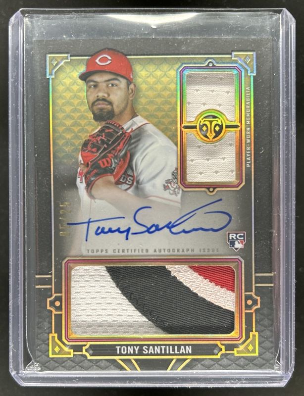 2022 Topps Triple Threads #RFPAR-TSA Rookie & Future Phenoms Autographs Relics - Onyx /25