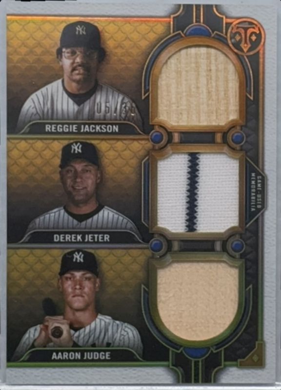 2022 Topps Triple Threads #RCC-JJJ Relics Combos /36