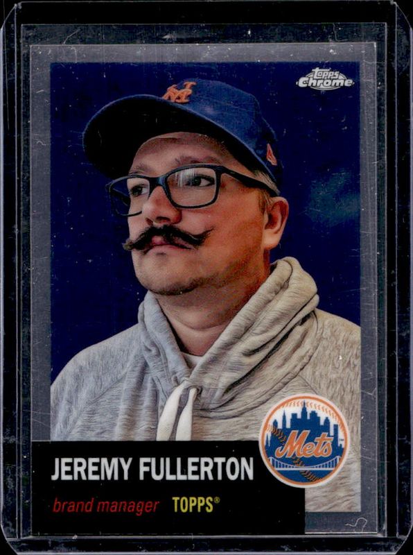 Jeremy Fullerton 2022 Topps Chrome Platinum Anniversary #EMP-JF 1953 Topps Employee Super Short Prints RAW