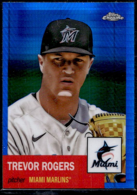 2022 Topps Chrome Platinum Anniversary #190 Blue Prism Refractor