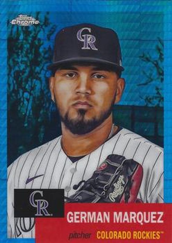 2022 Topps Chrome Platinum Anniversary #279 Blue Prism Refractor