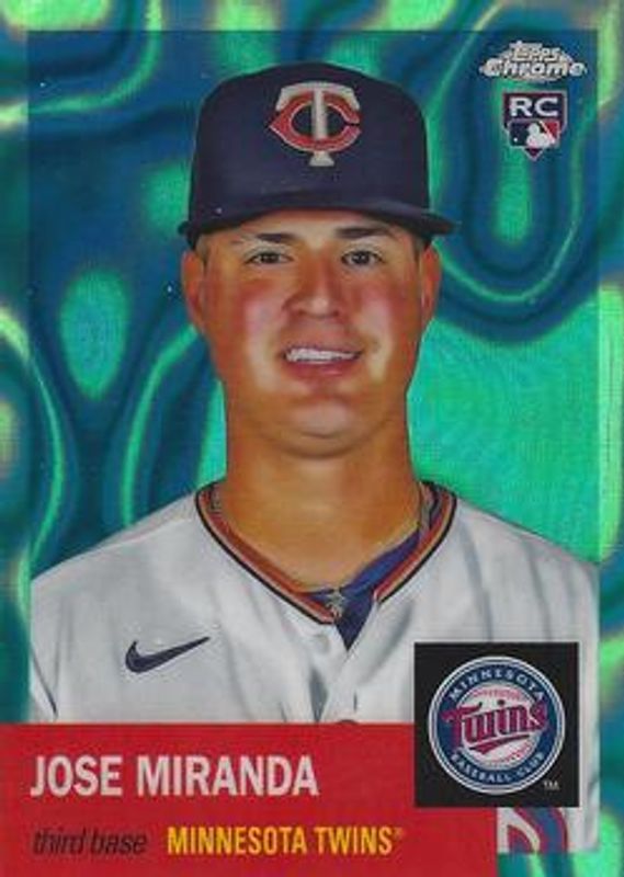 2022 Topps Chrome Platinum Anniversary #463 Aqua Lava Refractor /299