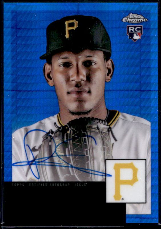 Roansy Contreras 2022 Topps Chrome Platinum Anniversary #CPA-RCO Autographs - Blue Prism Refractor /99 Rookie RAW