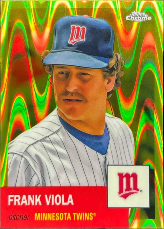 2022 Topps Chrome Platinum Anniversary #445 Yellow RayWave Refractor /250