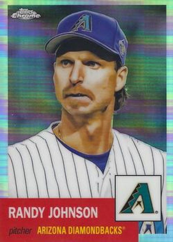 Randy Johnson 2022 Topps Chrome Platinum Anniversary #454 Refractor RAW
