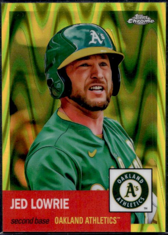 2022 Topps Chrome Platinum Anniversary #316 Yellow RayWave Refractor /250