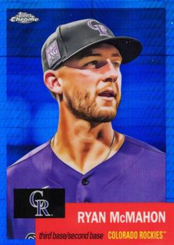 Ryan McMahon 2022 Topps Chrome Platinum Anniversary #86 Blue Prism Refractor RAW