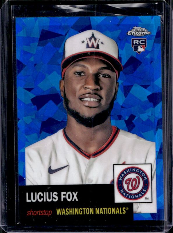 2022 Topps Chrome Platinum Anniversary #476 Blue Atomic Refractor /100