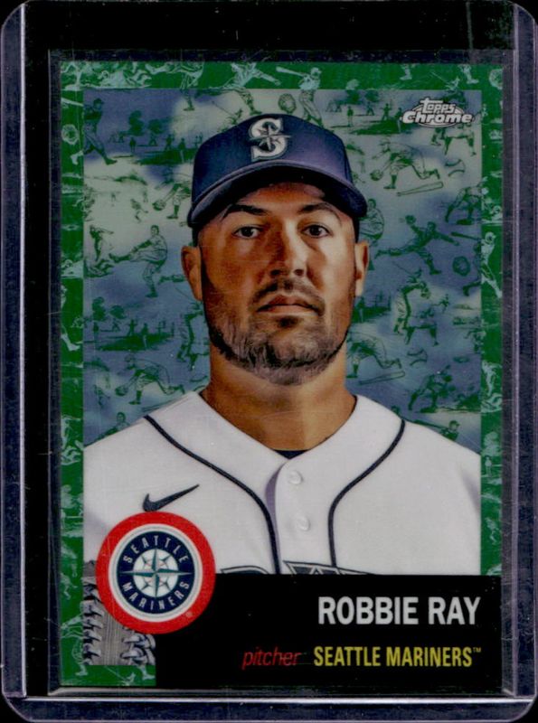 Robbie Ray 2022 Topps Chrome Platinum Anniversary #326 Platinum Toile White Green Refractor /99 RAW