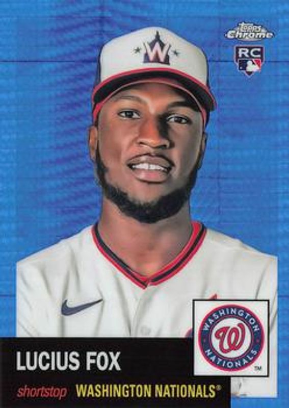 2022 Topps Chrome Platinum Anniversary #476 Blue Prism Refractor