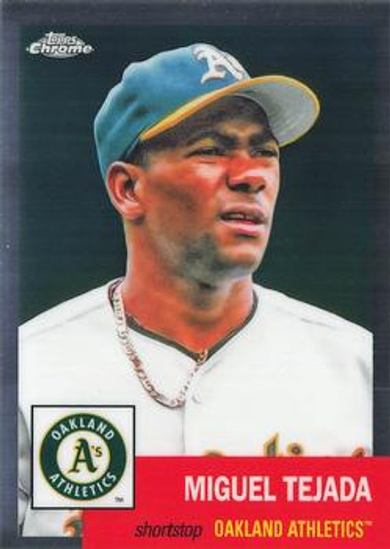 Miguel Tejada 2022 Topps Chrome Platinum Anniversary #206 Base RAW