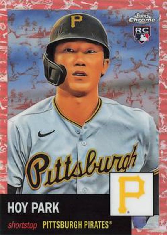 Hoy Park 2022 Topps Chrome Platinum Anniversary #306 Platinum Toile Cream Rose Gold Refractor /75 Rookie RAW