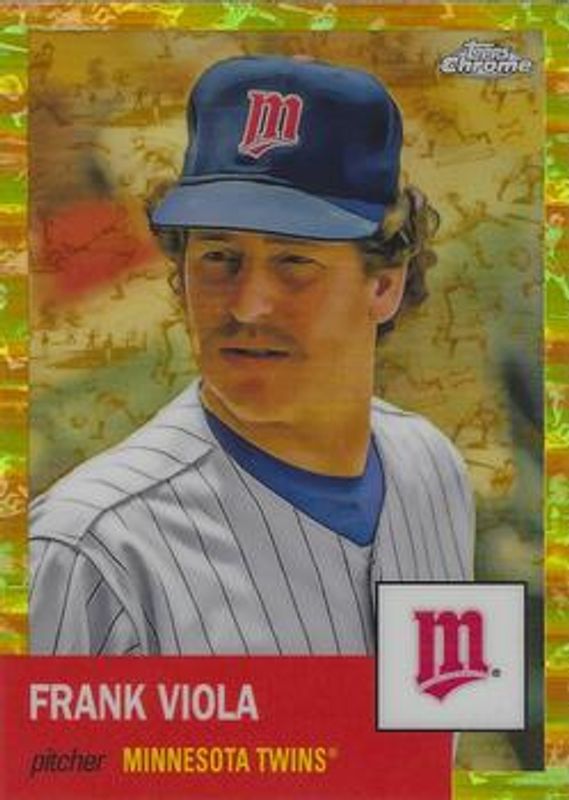 2022 Topps Chrome Platinum Anniversary #445 Platinum Toile Cream Gold Refractor /50