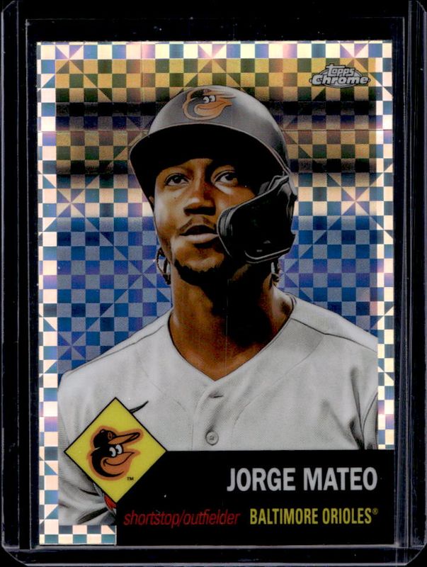 Jorge Mateo 2022 Topps Chrome Platinum Anniversary #448 X-Fractor RAW