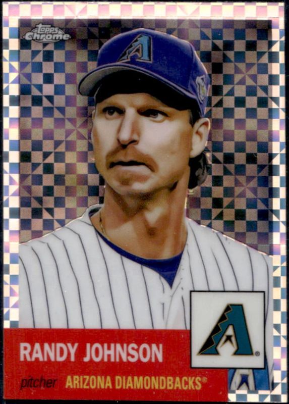 Randy Johnson 2022 Topps Chrome Platinum Anniversary #454 X-Fractor RAW