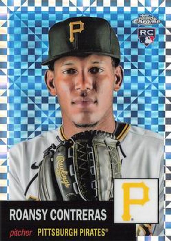 Roansy Contreras 2022 Topps Chrome Platinum Anniversary #95 X-Fractor Rookie RAW