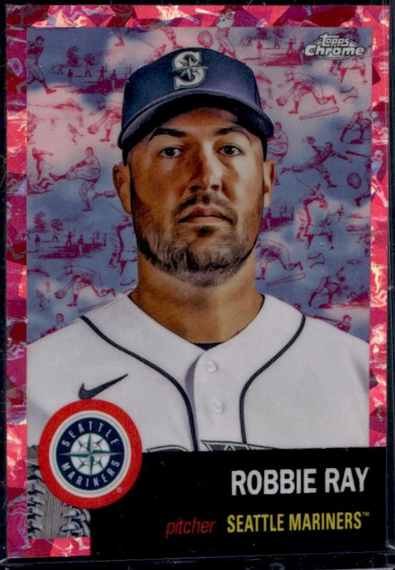 Robbie Ray 2022 Topps Chrome Platinum Anniversary #326 Platinum Toile Cream Fuchsia Atomic Refractor /100 RAW