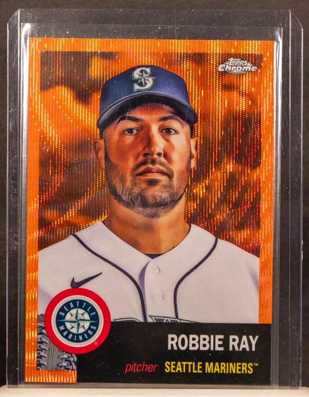 Robbie Ray 2022 Topps Chrome Platinum Anniversary #326 Orange Wave Refractor /25 RAW