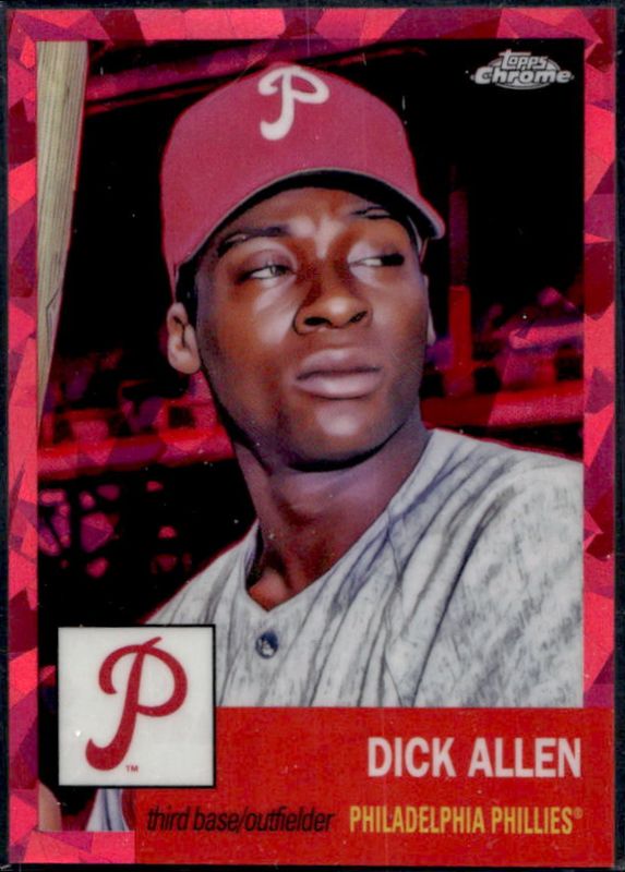 Dick Allen 2022 Topps Chrome Platinum Anniversary #283 Fuchsia Atomic Refractor /100 RAW