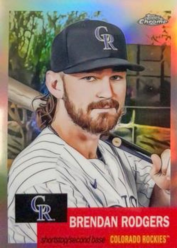 Brendan Rodgers 2022 Topps Chrome Platinum Anniversary #382 Refractor RAW