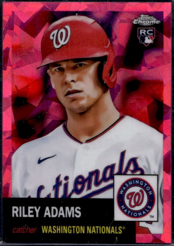 Riley Adams 2022 Topps Chrome Platinum Anniversary #406 Fuchsia Atomic Refractor /100 RAW